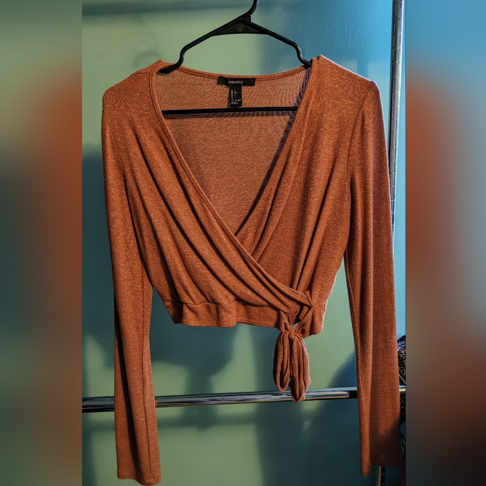 Forever 21 Long Sleeve Crop